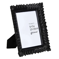Glitzhome® 5" x 7" Black Scoop abletop Picture Frame