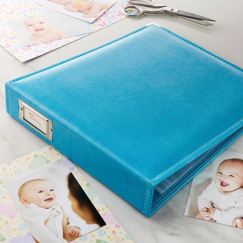 6 Pack: Leather D-Ring Scrapbook Album by Recollections