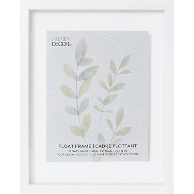 11" x 14" White Float Frame by Studio Décor®