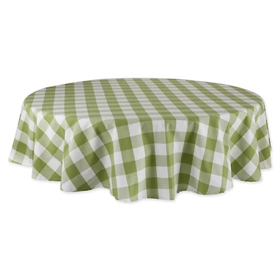 DII® 70" Buffalo Check Round Tablecloth