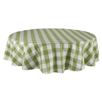 DII® 70" Buffalo Check Round Tablecloth