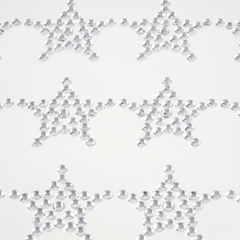 12 Packs: 16 ct. (192 total) Clear Star Bling Stickers by Recollections™