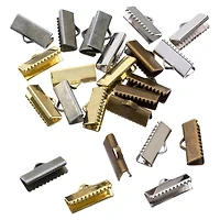 Bead Landing™ Ribbon Crimps, Mix