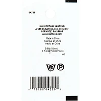 LaMode 5/8" Translucent 4-Hole Buttons, 4ct.