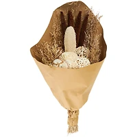Beige Dried Mixed Foliage Arrangement