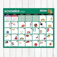 TF Publishing 2024-2025 Large Every Day's a Holiday Desk Pad Calendar