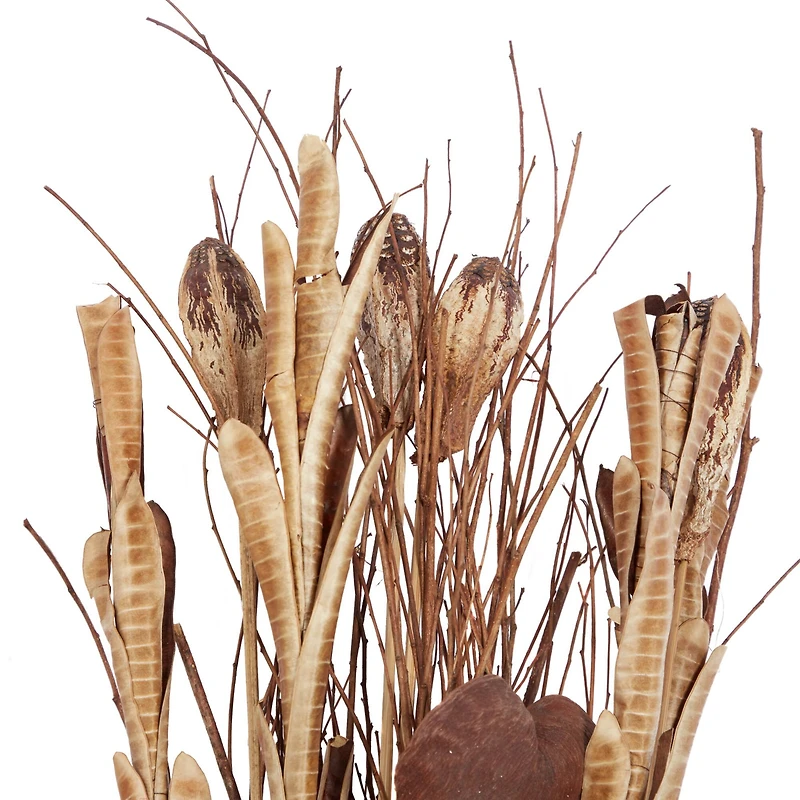 Set of 2" Brown Sea Grass Natural Foliage, 46" x 15"