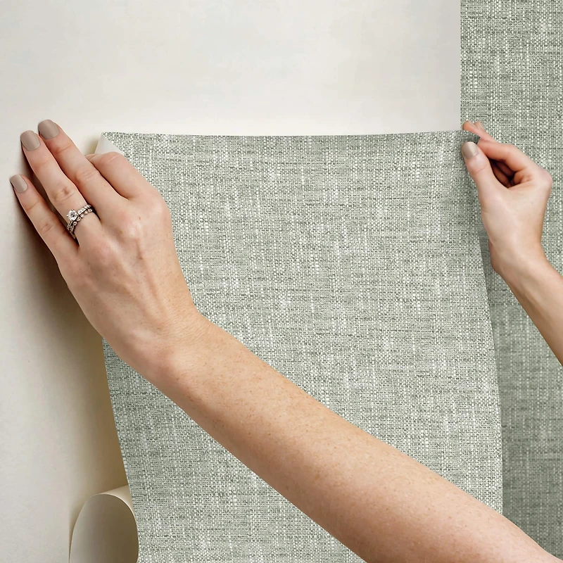 NuWallpaper Poplin Peel & Stick Wallpaper
