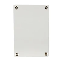 24" Cream Rectangle Wall Shelf
