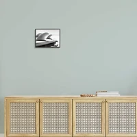 Stupell Industries Surfboard Fins Beach Coast Photography Framed Giclee Art