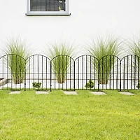 NEX™ Metal Panel Arch Garden Fence, 25ct.