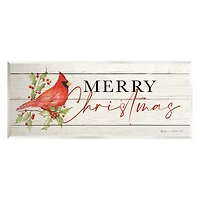 Stupell Industries Merry Christmas Cardinal Wall Plaque Art