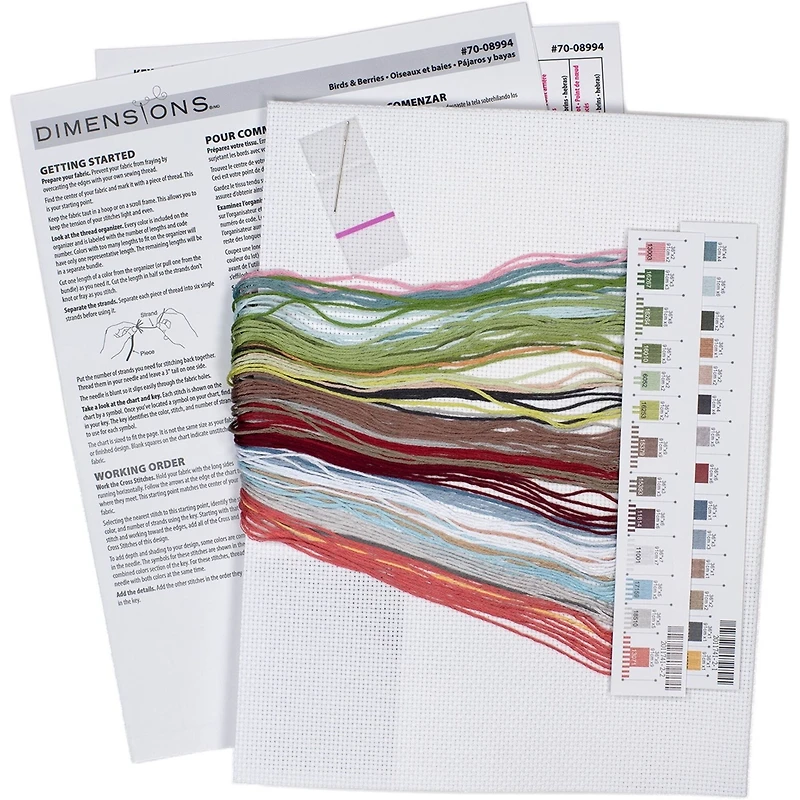 Dimensions® Birds & Berries Counted Cross Stitch Kit