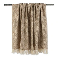 DII® Stone Basket Weave Woven Throw