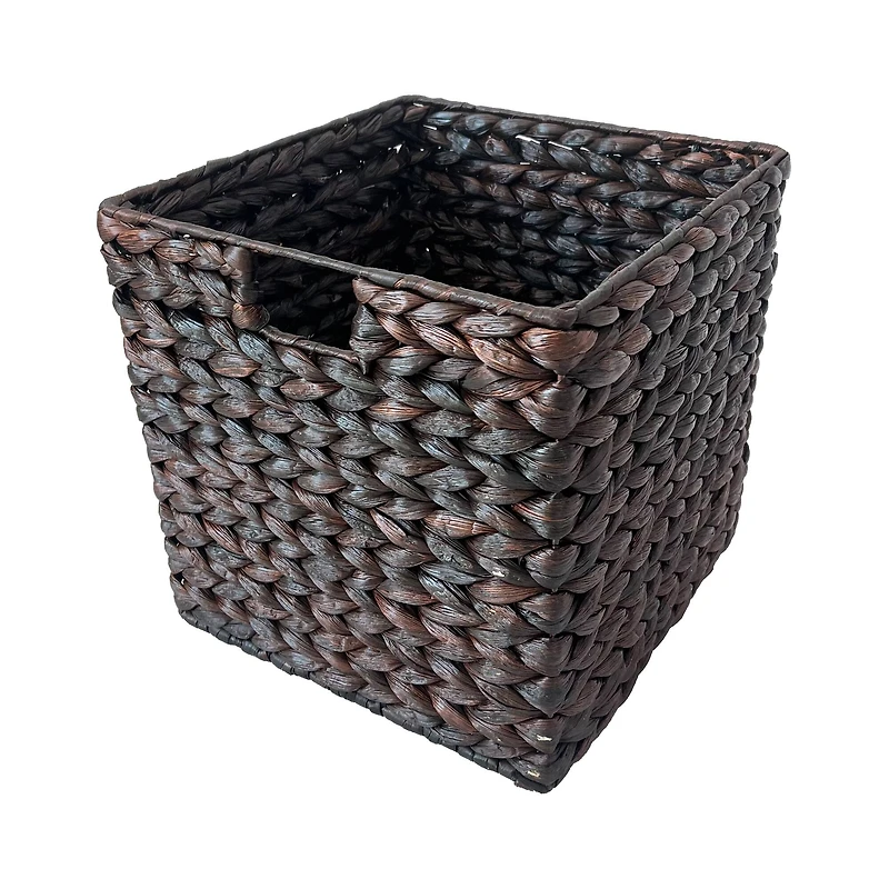 Espresso Cube Woven Basket by Ashland