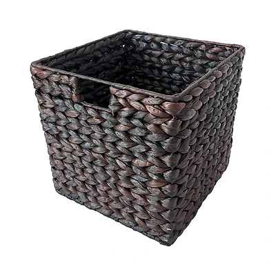 Espresso Cube Woven Basket by Ashland