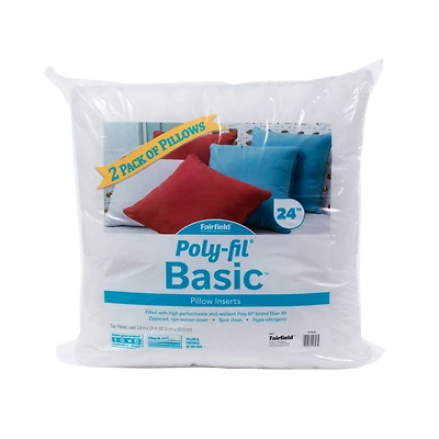Poly-Fil® Basic™ 8ct. Pillow Inserts, 24" x 24"