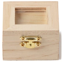 8 Pack: 3" Wood Box with Shadow Box Lid by Make Market®