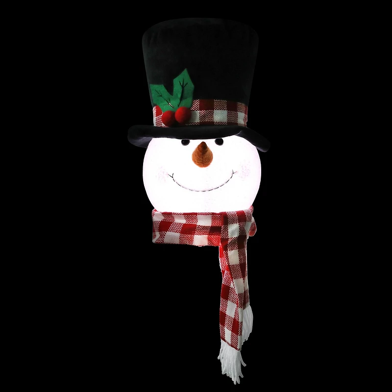 11" Snowman Head Lighted Tree Topper by Ashland®