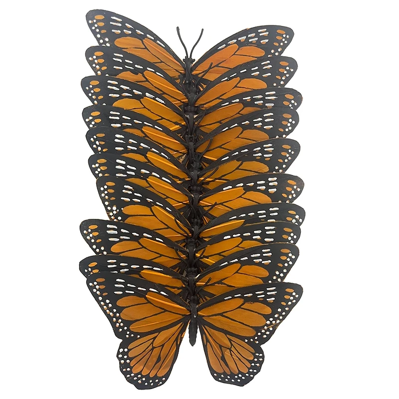 4.75" Orange Feather Butterflies, 10ct. by Ashland®