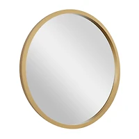 Gold Contemporary Wall Mirror, 42" x 2" x 42"