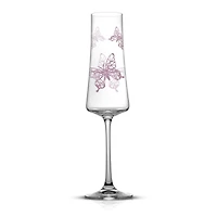 JoyJolt® 10oz. Meadow Butterfly Crystal Champagne Flute Set, 2ct.