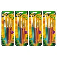 Crayola® Round Brush Set, 4 Packs of 4