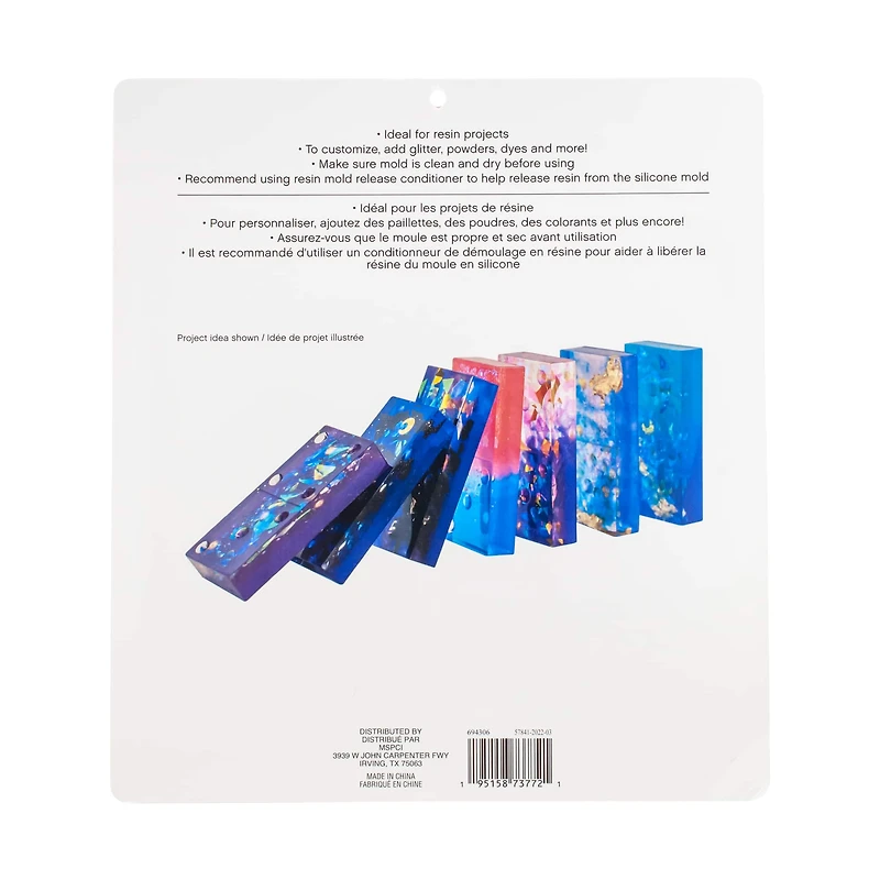 Dominoes Silicone Mold by Craft Smart®