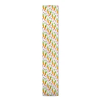Easter Carrots & Hearts Twill Table Runner