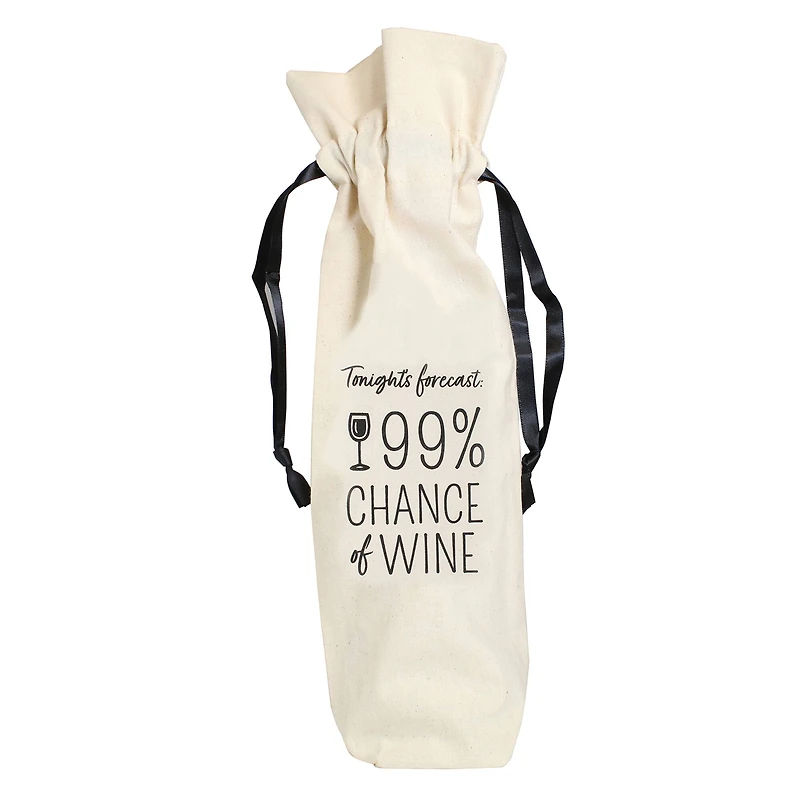 Personality Case™ Forecast Canvas Wine Bag