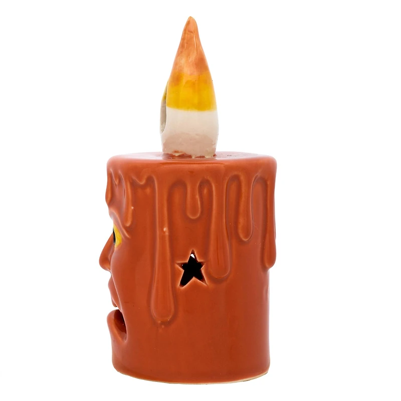 7" Jack Orange Candles with LED Lights, 2ct.