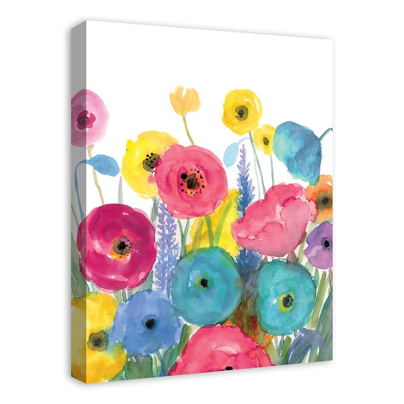 Bright Blooms Canvas Wall Art