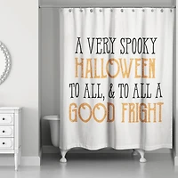 A Very Spooky Halloween 71" x 74" Shower Curtain