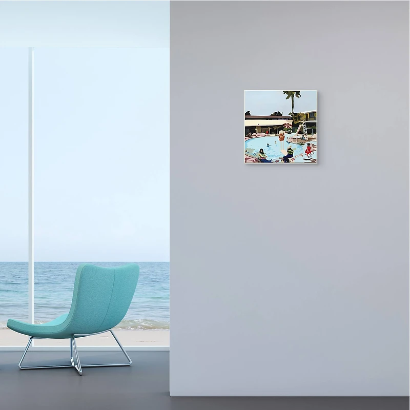 Stupell Industries Pool Party Wooden Wall Plaque