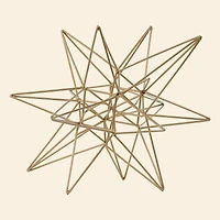 8.5" Gold Metal Star Figurine