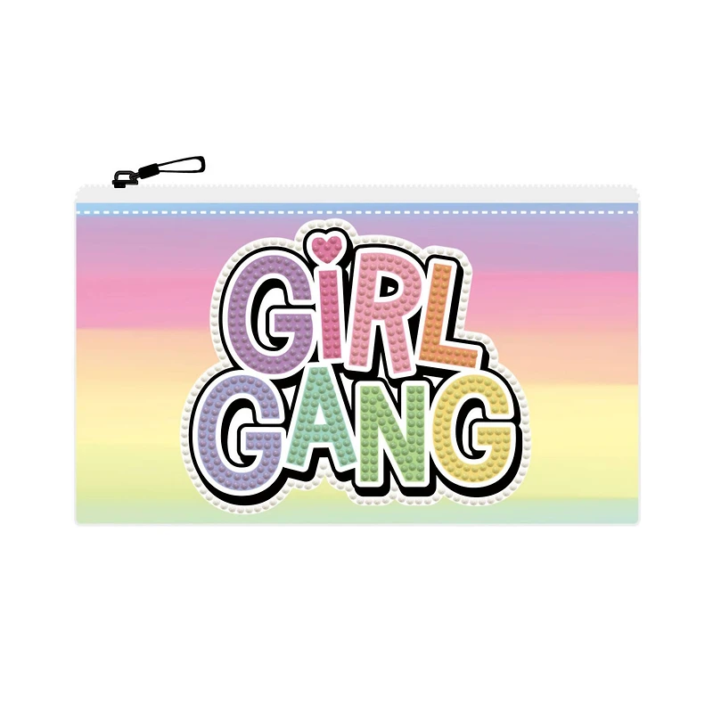 Diamond Dotz® Beginner Girl Gang Zipper Pouch Diamond Painting Kit