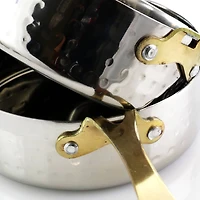 Gibson Home® Lannister 4.7'' Mini Frying Pans Set with Gold Plated Handle