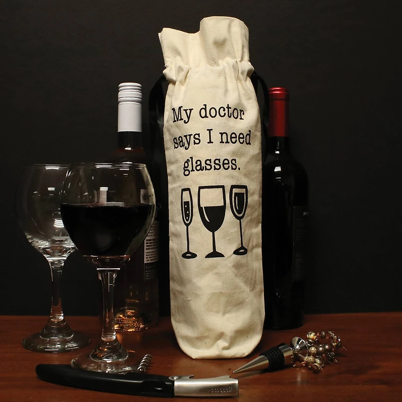 Personality Case™ Glasses Canvas Wine Bag