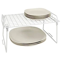 Kitchen Details White Foldable Stacking Shelf