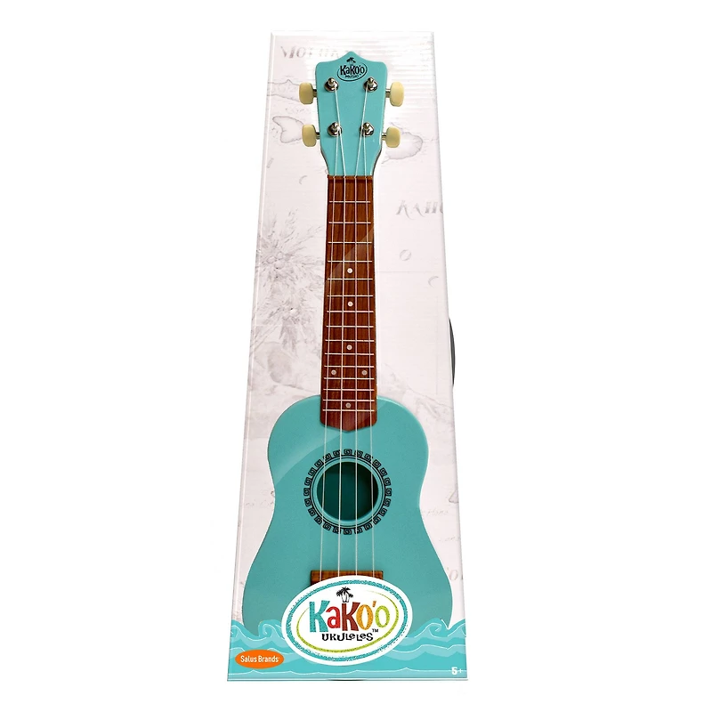 Salus KaKo'o 21" Seafoam Green Professional Wooden Ukulele Set