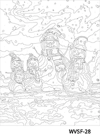 16" x 20" Snowman Family Paint-by-Number Kit by Artist's Loft™