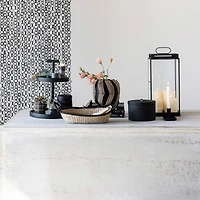 Hello Honey® 80" Black Bamboo Link Curtain