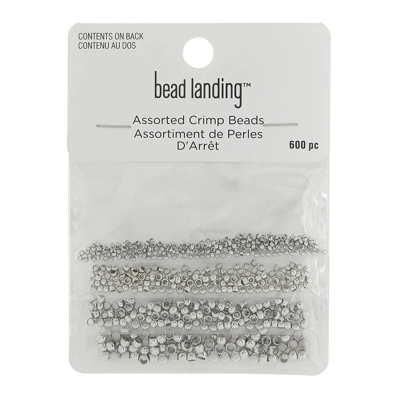 Assorted Metal Crimp Beads