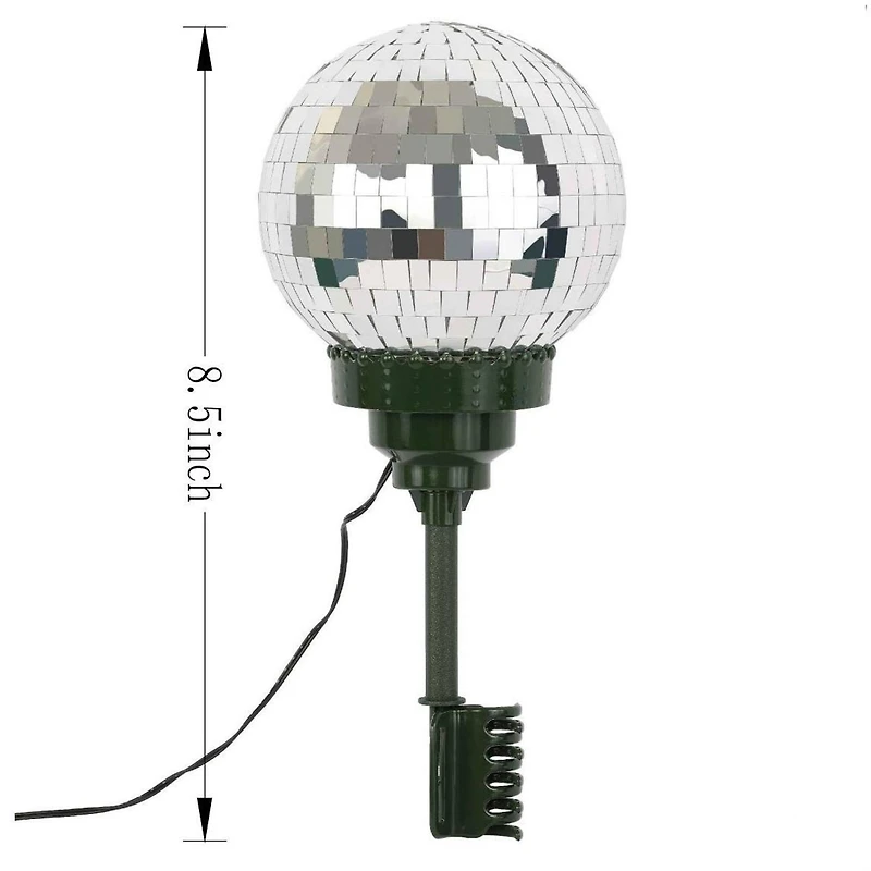 8" Rotating Disco Ball Lighted Tree Topper by Ashland®