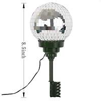 8" Rotating Disco Ball Lighted Tree Topper by Ashland®