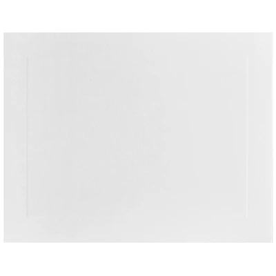 JAM Paper 4.25" x 5.5" White Panel Blank Flat Note Cards