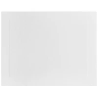 JAM Paper 4.25" x 5.5" White Panel Blank Flat Note Cards