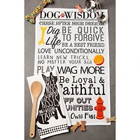 DII® Dog Prints Dishtowel, 2ct.