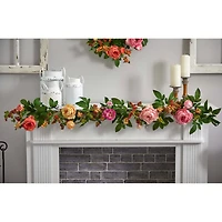 5ft. Mixed Peony & Berry Garland