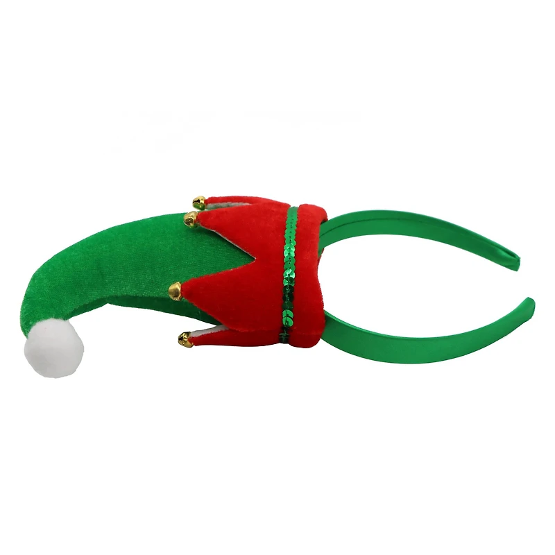 Red & Green Elf Hat Headband by Celebrate It™
